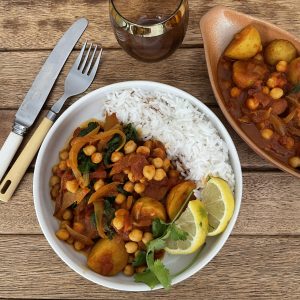 Potato and Chickpea Curry